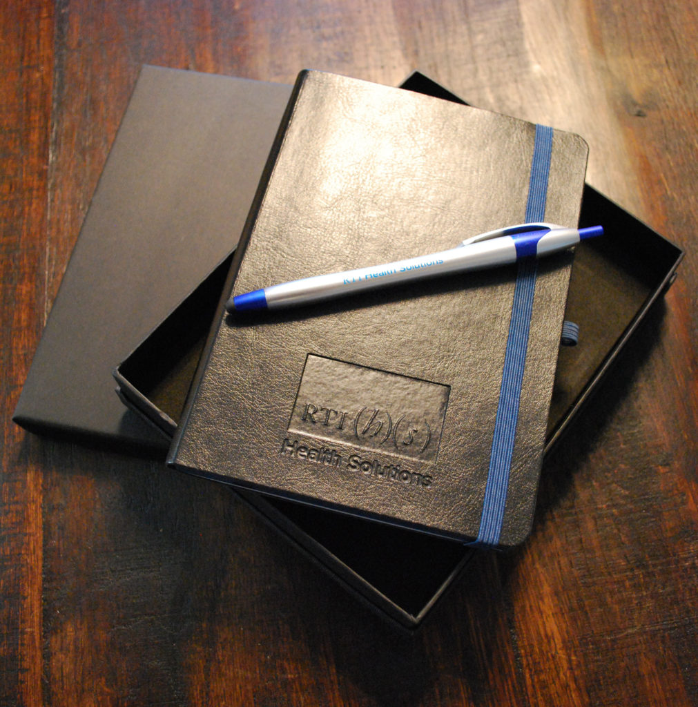Custom journal with stylus pen
