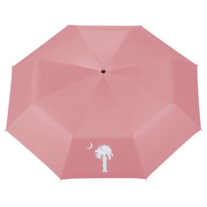 Breast Cancer Awareness Giveaway Ideas: 41" Folding Umbrella - As low as $5.45 each in bulk order from Brand Spirit.
