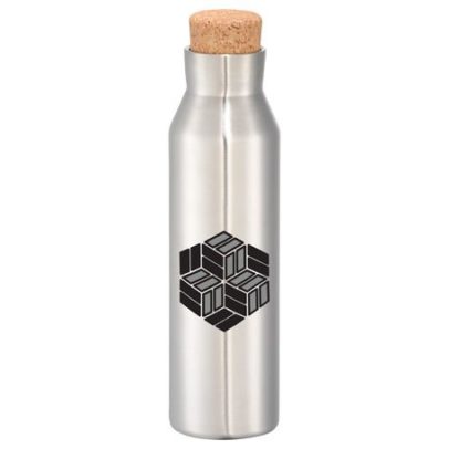 Promotional Drinkware: Norse Copper Vac Insulated Bottle with Cork 20 oz. - As low as $14.10 each in bulk order from Brand Spirit