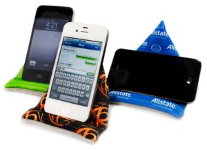 Trade Show Giveaway Idea: Phone Wedge and Screen Cleaner - As low as $5.84 each from Brand Spirit Inca