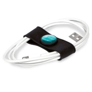 Tech Accessory Giveaway Idea: Snap-in Cord Organizer. Order in bulk from Brand Spirit Inc.