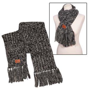 Employee Holiday Gift Ideas: Leeman Heather Knit Scarf. Order in bulk from Brand Spirit Inc. 