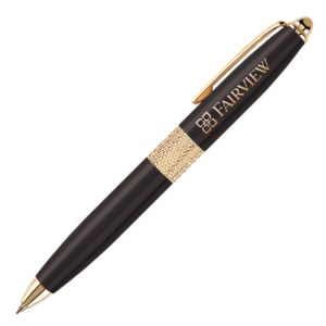 Promotional Executive Pens: New Athena Brass Ballpoint Pen - As low as $3.10 each in bulk order from Brand Spirit Inc.