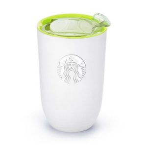 Promotional Drinkware: 12 Oz. Ivory Tower Mug w/Adjustable Lid - As low as $9.96 each in bulk order from Brand Spirit Inc.
