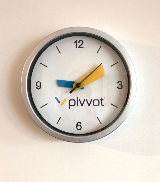 Custom Clock with Custom Dial and Hands. Promotional Product from Brand Spirit Inc.