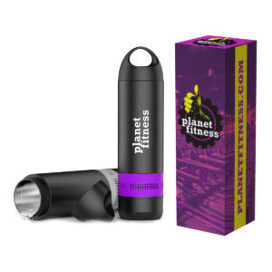 Promotional Drinkware: 11 oz Stainless "BlueTUNES™" Speaker Bottle - Economy Gift Set Box