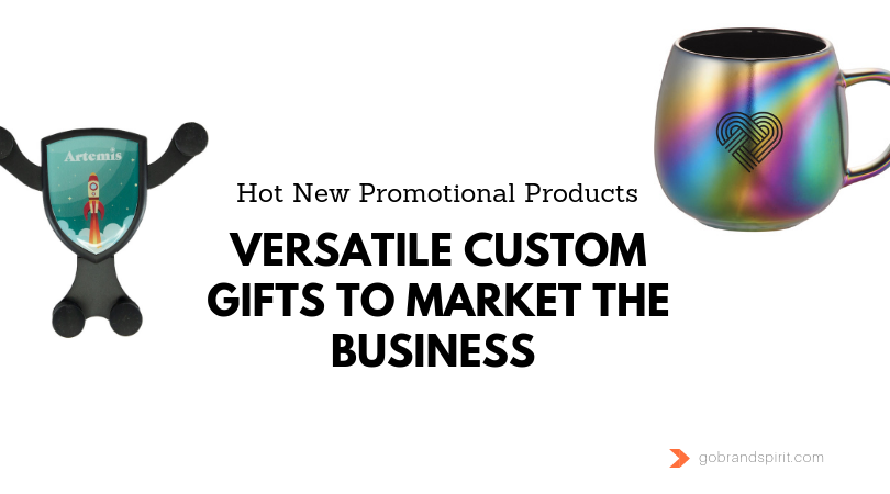 Versatile Custom Promotional Gifts that Market Your Business. Ideas from Brand Spirit Inc.
