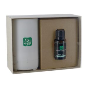 Closing Gift Ideas for Realtors: Electronic Diffuser with 15 Ml. Dropper Bottle Essential Oil in Gift Box. As low as $39.23 each in bulk order from Brand Spirit Inc