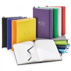 Promotional Journal: Neoskin Hardcover Notebook you can deboss. As low as $10.17 each in bulk order from Brand Spirit Inc.