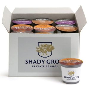Promotional Office Gifts: 18 Coffee Pods in White Box. As low as $25.38 each in bulk order from Brand Spirit Inc