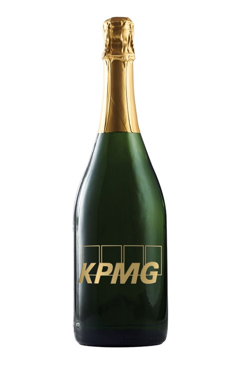 Closing Gift Ideas for Realtors: Etched CA Champagne Sparkling Wine with 1 Color Fill. As low as $30 each in bulk from Brand Spirit Inc