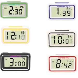 Promotional Alarm Clock:  Talking Alarm Clock w/ Snooze. As low as $7.50 each in bulk order from Brand Spirit Inc