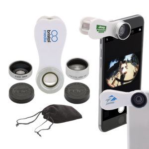 Cheap Promotional Products: Cell Phone Clip-On Lens. As low as $4.99 each in bulk order from Brand Spirit Inc