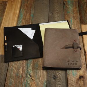 Professional Executive Gifts: Tasker Leather Padfolio. As low as $66.33 each in bulk order from Brand Spirit Inc