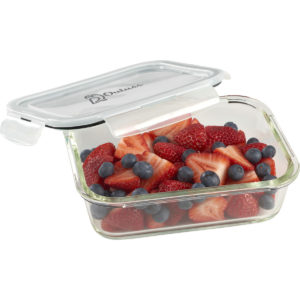Promotional Lunch Box: Glass Leakproof 875ml Food Storage Container. As low as $9.98 each in bulk order from Brand Spirit Inc