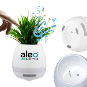 Promotional Desk Plants: Flower Pot Bluetooth Speaker. As low as $12.99 each in bulk order from Brand Spirit Inc