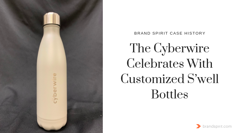 The Cyberwire Celebrates With Customized S’well Bottles