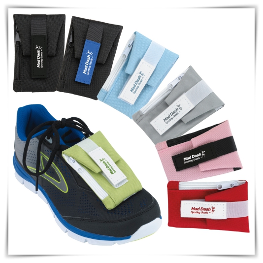Promotional Shoe Accessory ideas: Shoe wallet with logo imprinting. As low as $2.45 each in bulk order from Brand Spirit Inc.