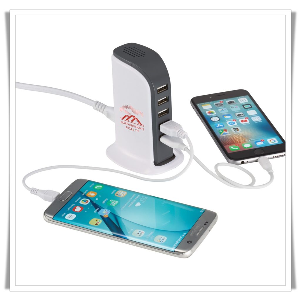 Mobile Tech Accessories for Promotional Products: ETL Listed Tower Desktop AC Adaptor. As low as $18.98 each in bulk order from gobrandspirit.com - Brand Spirit Inc