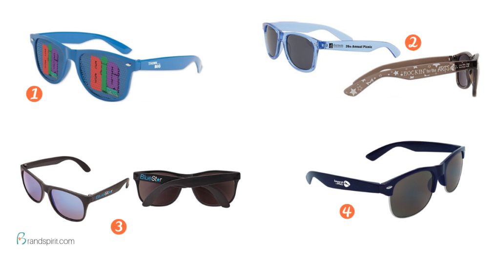 Trendy Promotional Sunglasses for Brand Marketing. Order in bulk and add your logo from Brand Spirit Inc.