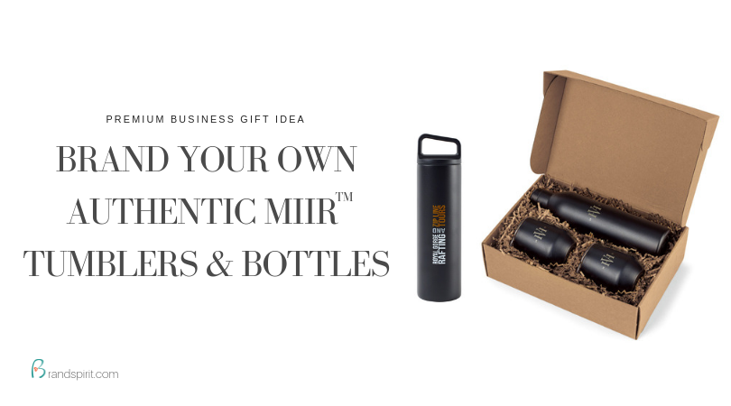 Premium Business Gift Idea: BRAND YOUR OWN AUTHENTIC MIIR TUMBLERS & BOTTLES.