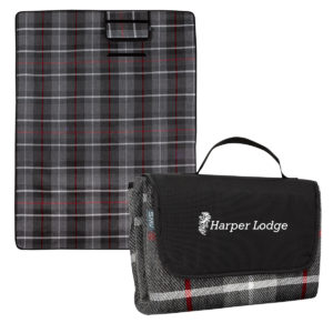Holiday Corporate Gifts: Highlander Roll-Up Blanket.  As low as $16.99 each in bulk order from Brand Spirit Inc.