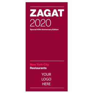 Zagat 2020 New York City Restaurants (Special 40th Anniversary Edition) With Custom Logo