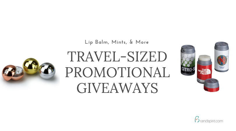 Travel-sized promotional products under $4 from Brand Spirit Inc