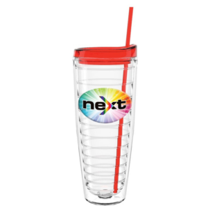 Promotional Tumbler: 26 oz. Shelby Tumbler with Lid & Straw. Add your logo and order in bulk from Brand Spirit Inc.