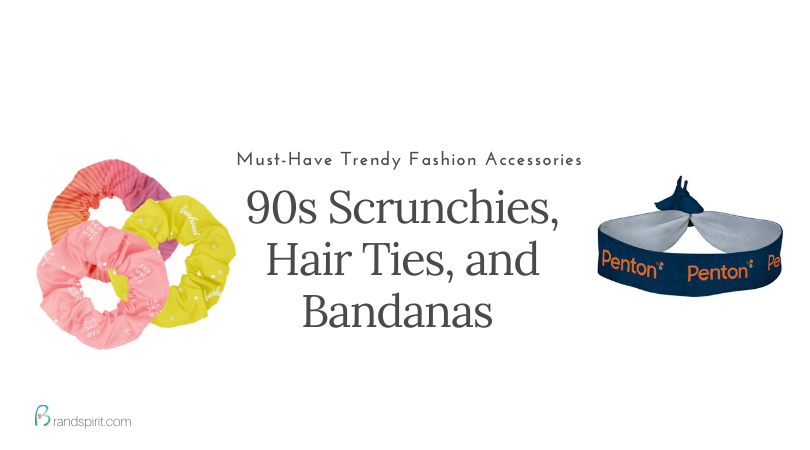 Trendy Promotional Products: Scrunchies, Hair Ties, and Bandanas. Add your logo and order in bulk from Brand Spirit Inc