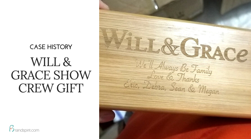 Will & Grace Show Wraps 3rd Season with Sunglasses in Personalized Bamboo Box for the Crew
