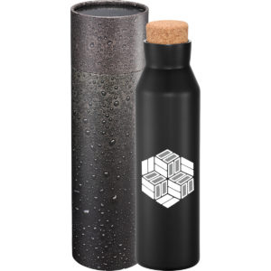Trendy Promotional Drinkware: Norse Copper Vac Bottle 20 oz With Cylindrical Box. Add your logo and order in bulk from Brand Spirit.