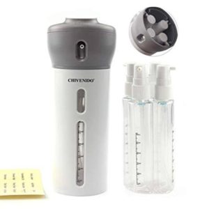 Promotional Travel Essentials: 4-in-1 Travel Dispenser Bottle. As low as  $7.50 each in bulk order from Brand Spirit.