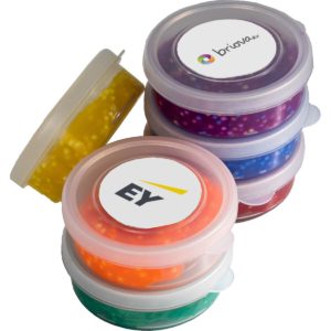 Fun Promotional Products: Aroma Putty. Scented silly putty with logo imprinting. Order in bulk from Brand Spirit.