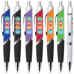 Promotional Pen with NFC Feature for Contactless Marketing: Cynthia super dome ballpoint pen. Order in bulk from Brand Spirit.