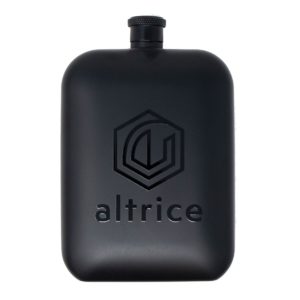 Cocktail-themed Corporate Gift idea: Signature Luxe Flask. Engrave logo and order in bulk from Brand Spirit.