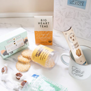 Food Gifts for Corporate Gifting: Tea Time: Deluxe. Add custom lable, print logo, and personalize with message. Order in bulk from Brand Spirit.