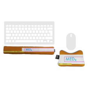 Unique Desk Accessories: Desktop Wrist Support Gift Set. Add your logo and order in bulk from Brand Spirit.