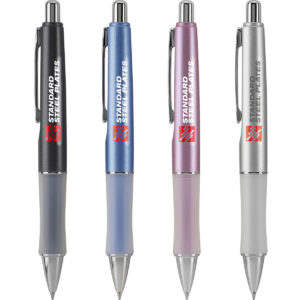 Promotional Pens for Gifting Under $25: Dr. Grip Limited Gel Ink Pen. Laser engrave your logo and order in bulk from Brand Spirit.