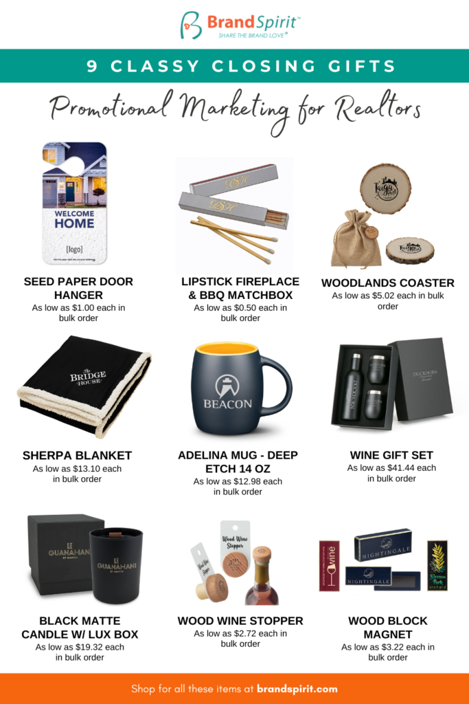 Blog: 9 closing gift ideas for realtors - brand spirit