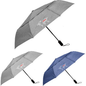 Promotional Umbrellas: Heathered Folding Umbrella. Order in bulk from Brand Spirit.