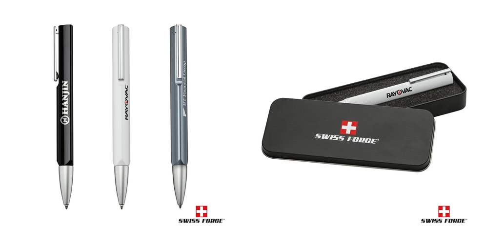 Executive Pens with Engraving Options: Swiss Force® Vitale Metal Pen. Comes with a gift box with option to get assistance for shipping. Order it in bulk from Brand Spirit.
