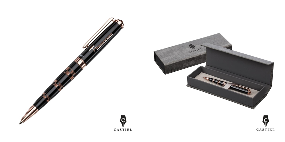 Mid-range Executive Pen for Business Gifts. Engrave the Caturra Metal Pen. Order in bulk from Brand Spirit.