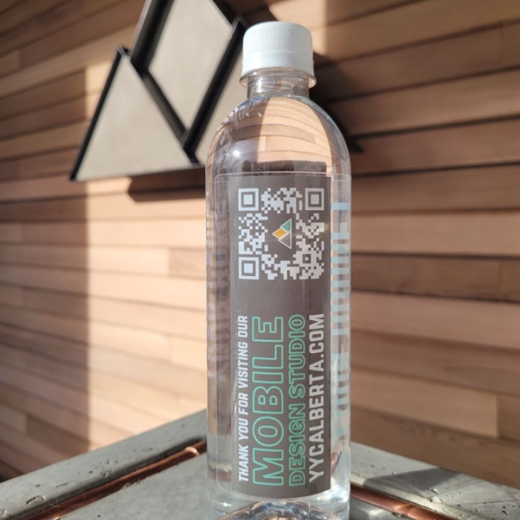 Case History –  Branded Bottled Water for A Builder’s Modern Mobile Office