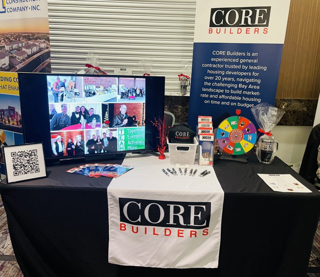 The Core Builders joined thousands of attendees in the 43rd NPH Affordable Housing Conference last Oct. 3rd, 2022, in San Francisco, and the team marked the event’s comeback year with a selection of impressive swag.