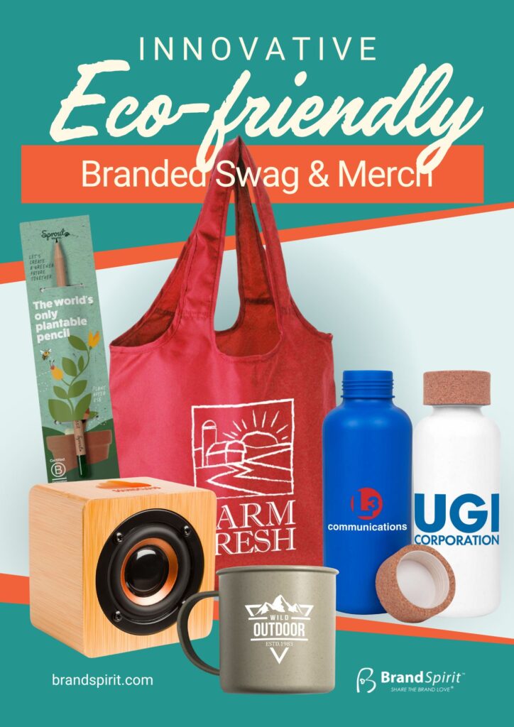 An interactive catalog of eco-friendly promotional gifts and swag items for events, merch, and other gifting needs.