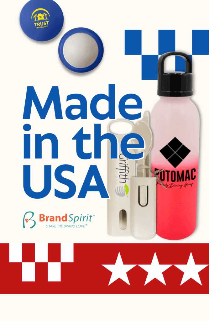 A catalog of promotional gifts made in the USA