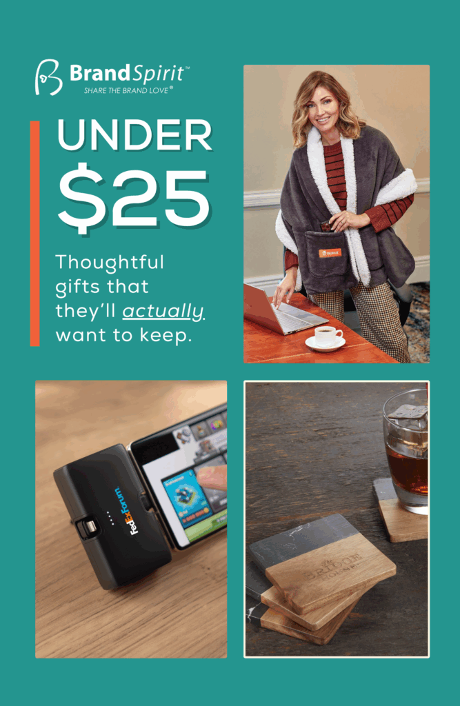 Branded Gifts Under $25 for Clients and Employees