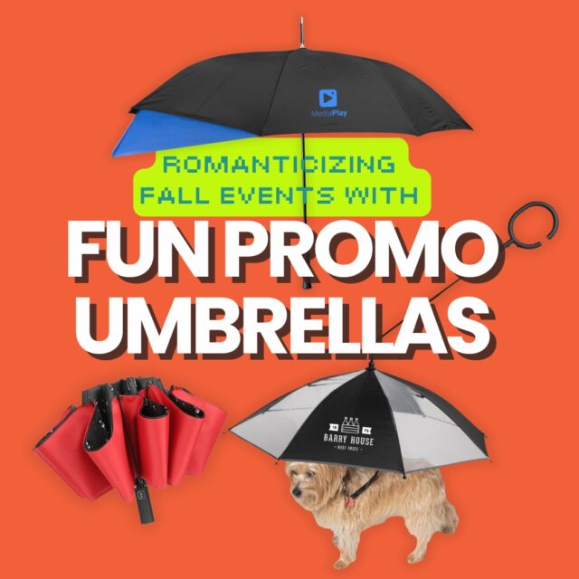 Romanticizing Fall Events with these 10 Fun Promotional Umbrellas
