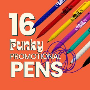 Recommendations for 16 Funky Promotional Pens with Logo Imprinting from Brand Spirit.